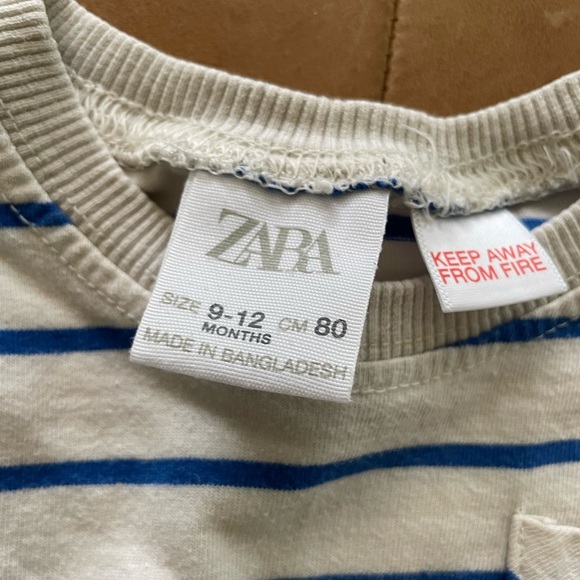 Zara baby short sleeve tee 9-12m - Picture 3 of 3